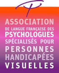 logo de l'associaion de langue française des psychologues pour personnes handicapées visuelles